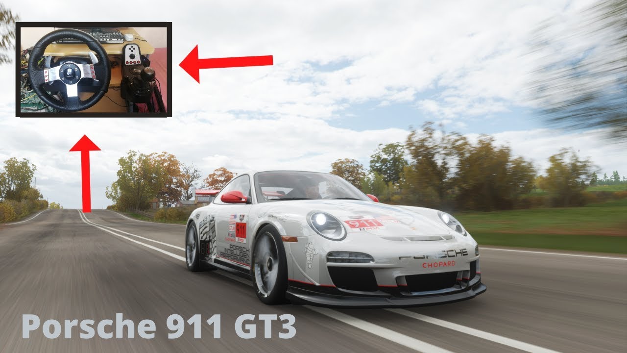 Porsche 911 GT3 RS – Forza Horizon 4 | Logitech g27 gameplay