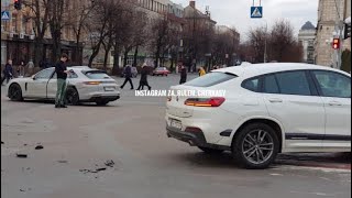 ДТП Porsche Panamera vs BMW X4 Черкассы