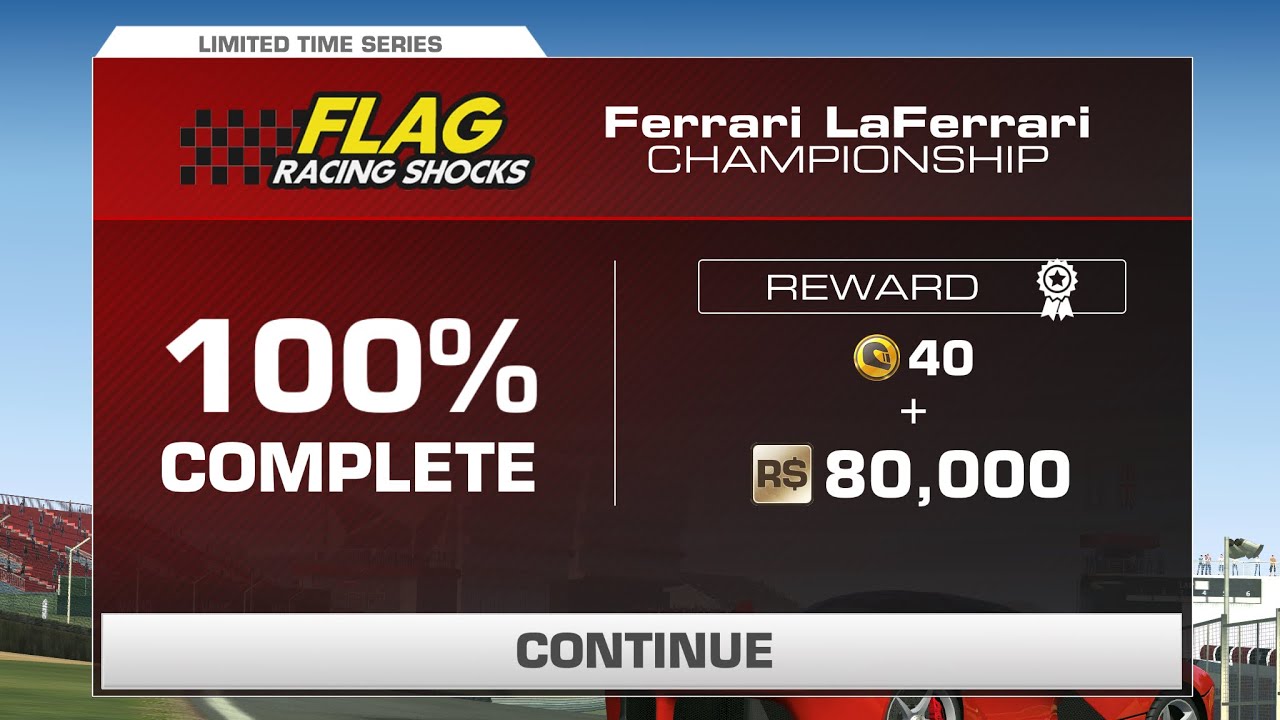 Real Racing 3 Ferrari LaFerrari Championship (v8.2) Final Tier 15 (PR 83.9) • 💯% Complete
