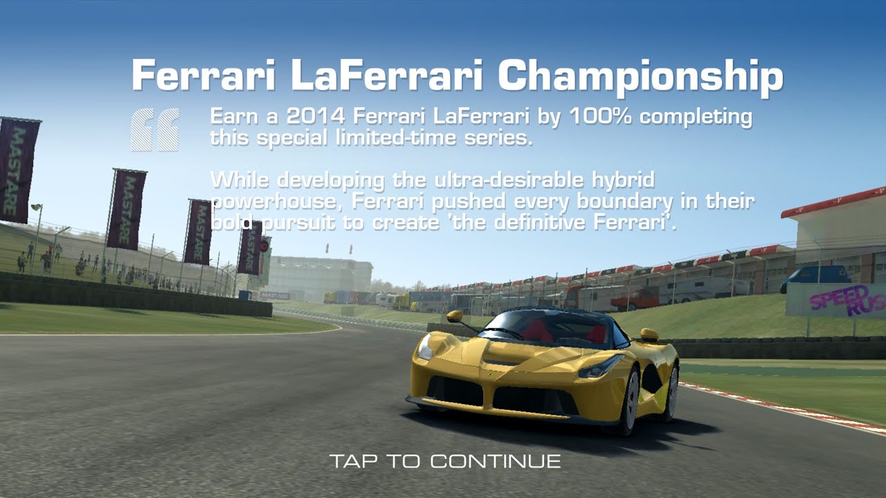 Real Racing 3 Ferrari LaFerrari Championship (v8.2) Tier 1