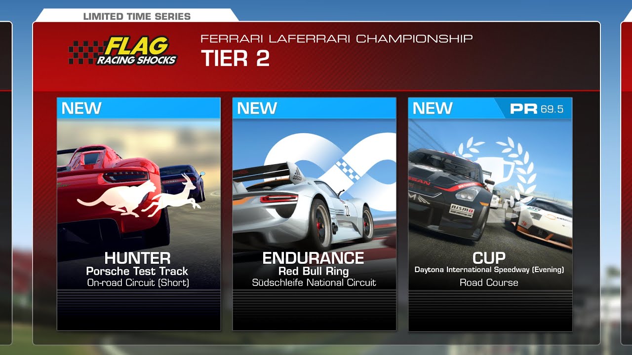 Real Racing 3 Ferrari LaFerrari Championship (v8.2) Tier 2 (PR 69.5)