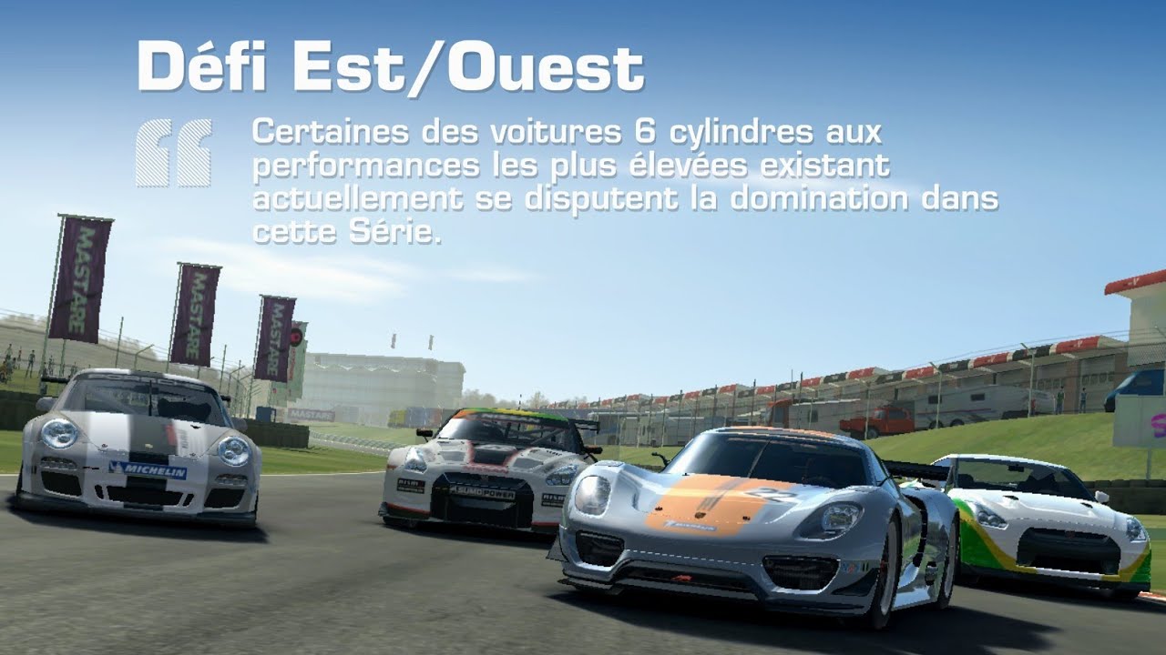 #RealRacing3 Nissan GT-R & GT-R GT1, Porsche 911 GT3 Cup & 918 RSR Concept [Défi Est/Ouest] 61%→100%