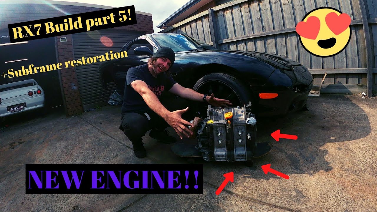 Rebuilding a wrecked Mazda RX7 FD! Part 5