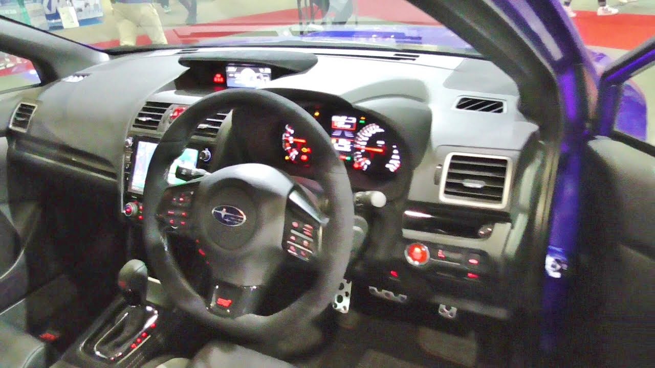 スバル S4 STI スポーツ GT コンセプト 2020 運転席まわりから座席シートと後部座席も