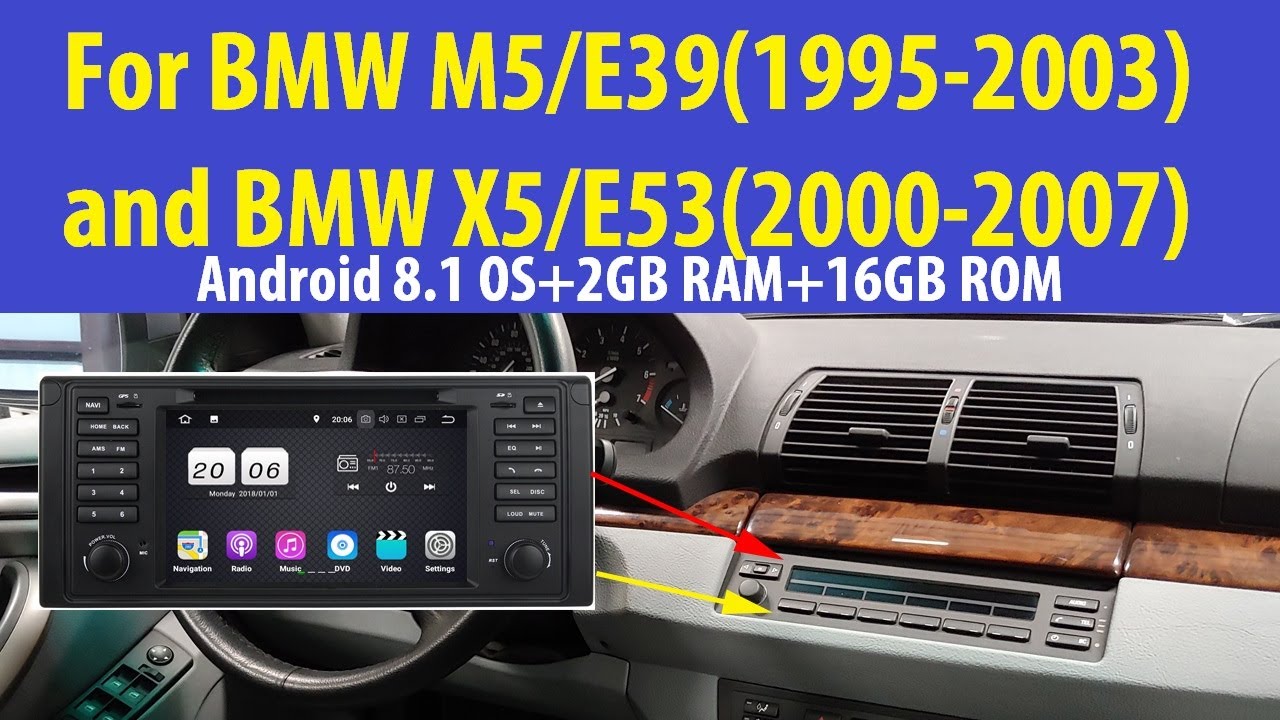 Test: Car Radio For BMW E53 X5 E39 M5, Android 8.1 OS 7 Inch Touchscreen – Sunnygoal