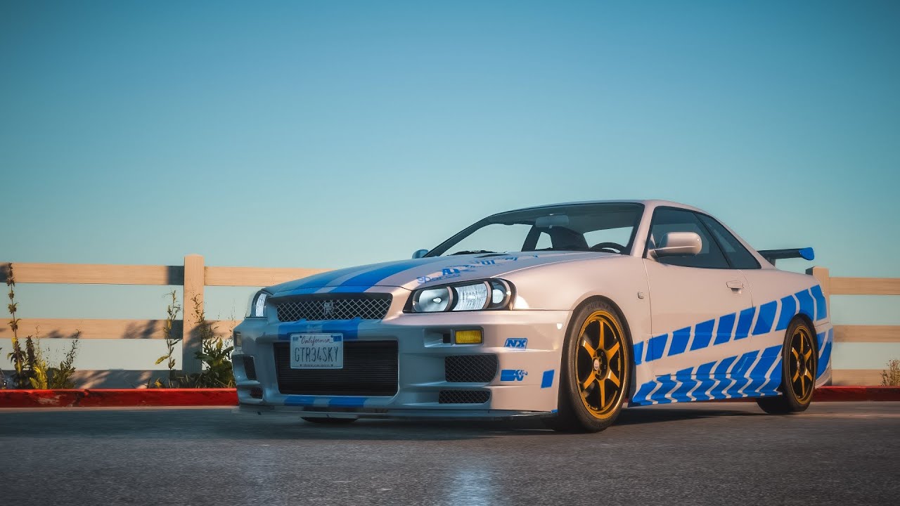 The Crew 2 Drifting Nissan Skyline R34 GT-R