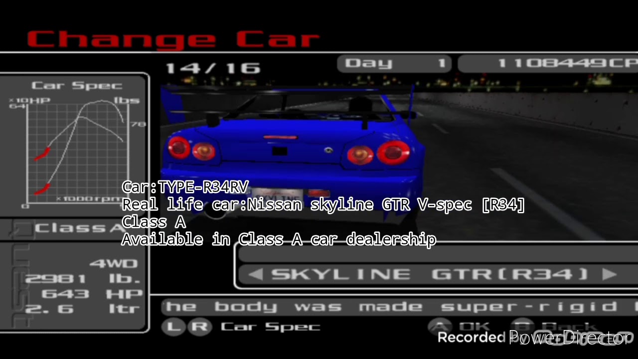 Tokyo Xtreme Racer 2 | Nissan Skyline GTR V-spec R34 [TYPE-R34RV] Gameplay