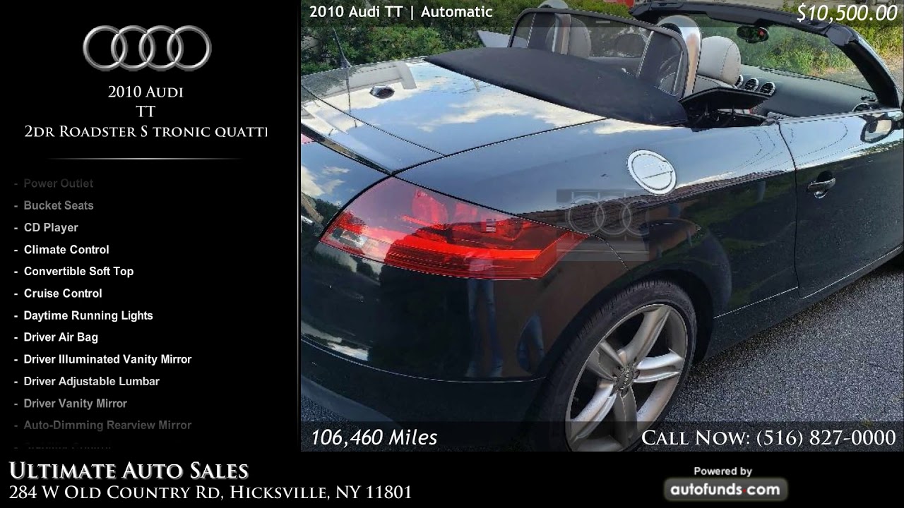 Used 2010 Audi TT | Ultimate Auto Sales, Hicksville, NY
