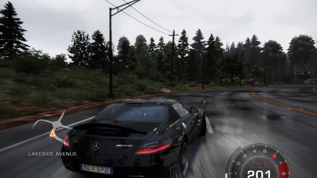 mercedes benz sls amg test drive need for speed hot pursuit