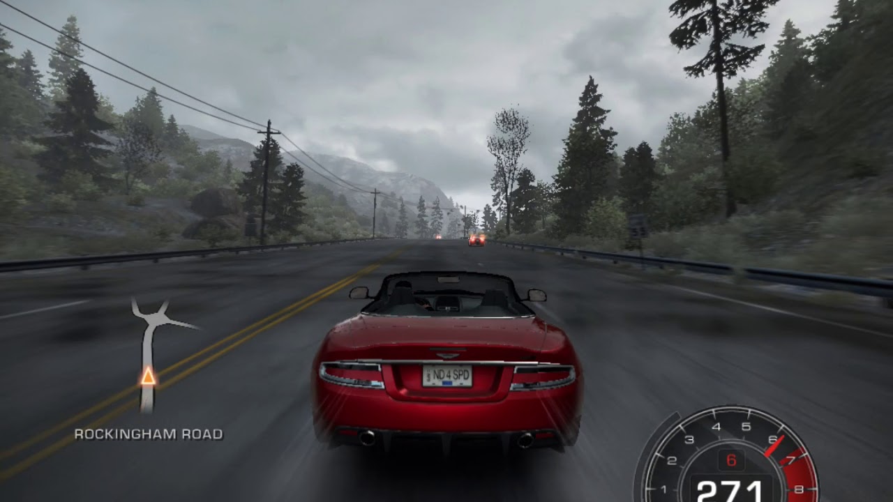 need for speed hot pursuit aston martin dbs volante test drive