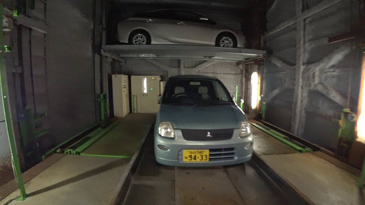 東横イン弘前駅前 機械式立体駐車場 内部撮影