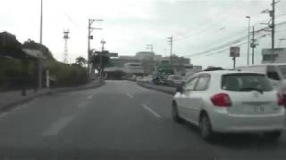 覆面パトカー沖縄自動車道へ向かう。