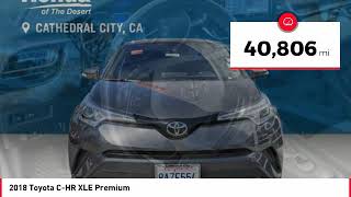 2018 Toyota C-HR Cathedral City CA B822976