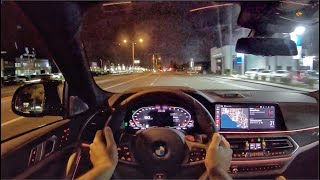 2020 BMW X6 M Competition POV Night Drive (3D Audio)
