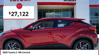 2020 Toyota C-HR Cathedral City CA 240691