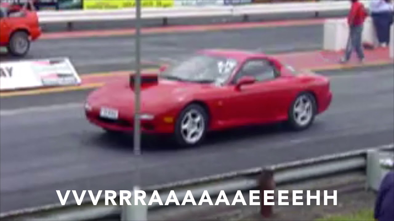4-rotor Launch Sounds Wonderful: Mazda RX-7 FD Rotary Sound