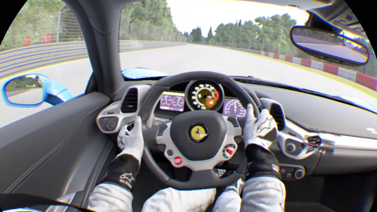 フェラーリ　458　イタリア　で　ドリフトした気になる動画　PSVR　グランツーリスモ®ＳＰＯＲＴ