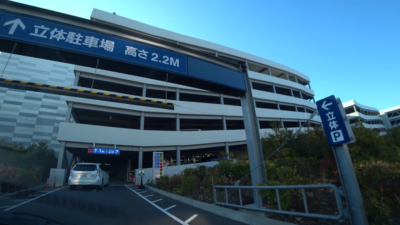 【4K】イオンモール京都桂川 屋上立体駐車場★とおるＴＶ！AMAZON楽天ジャパネット。