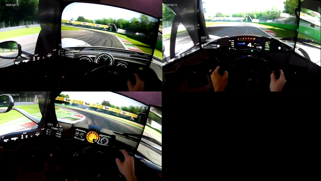 918 vs. P1 vs. LaFerrari (Motion Sim @Monza – Assetto Corsa)