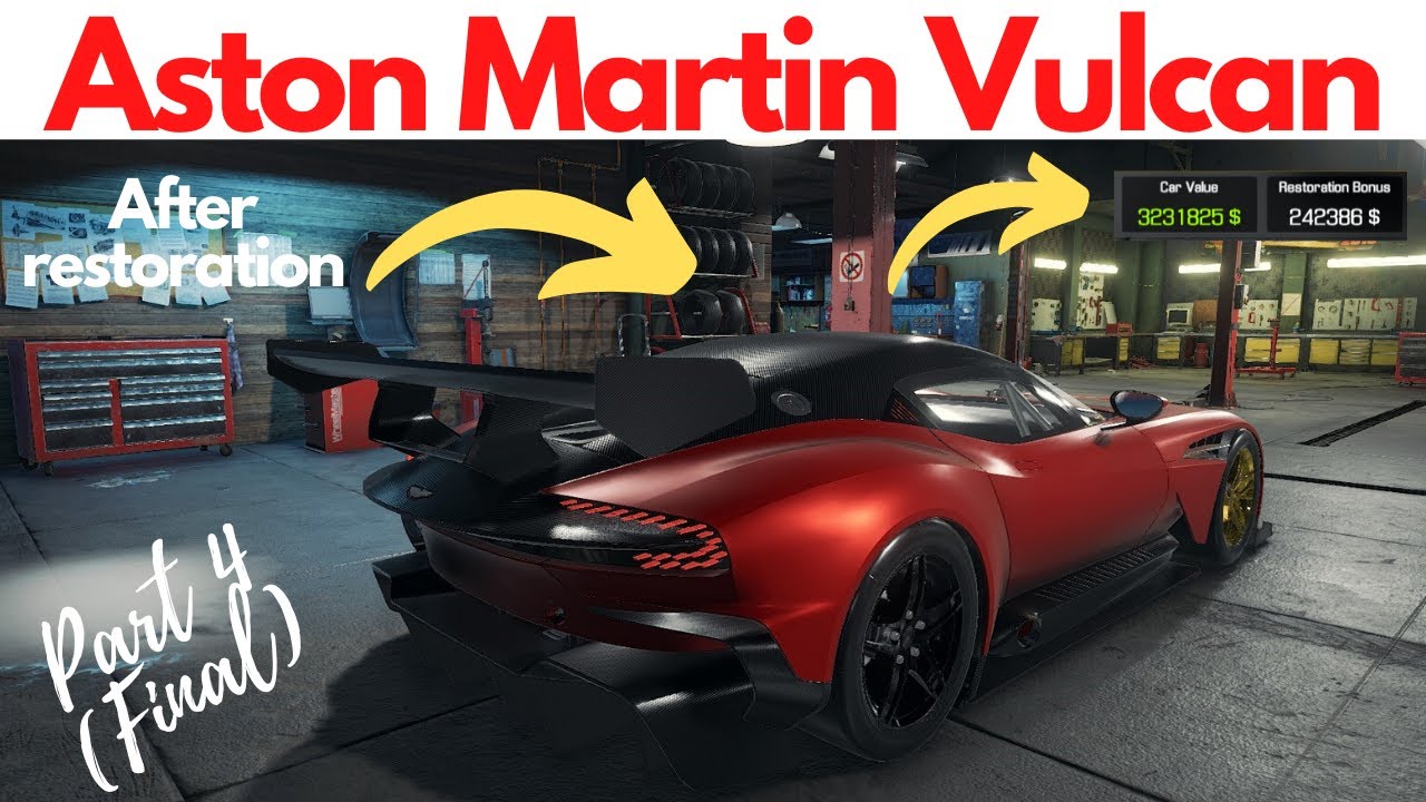 Abandoned Aston Martin Vulcan/948 HP/Restoration/Car Mechanic Simulator-2018/Part 4 (Final)
