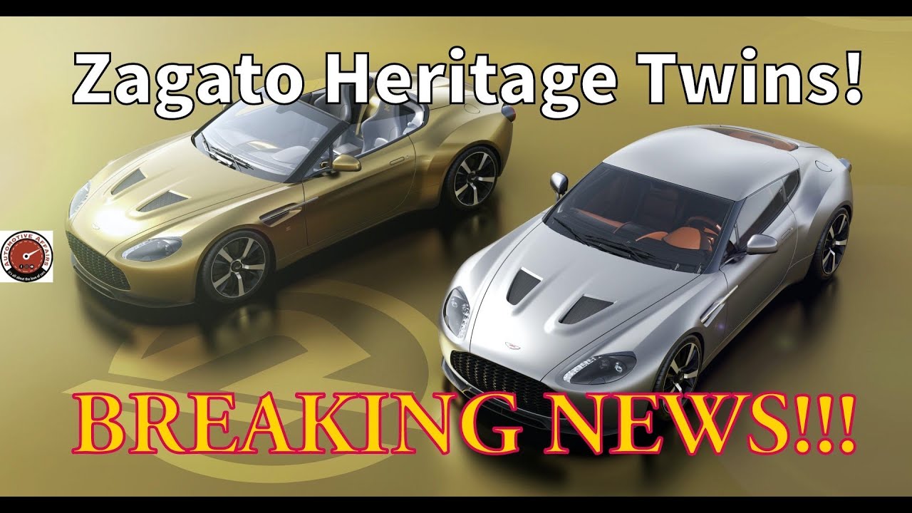 Aston Martin V12 Vantage Heritage Twins – Coupe & Speedster – Breaking NEWS!!! Automotive Affairs