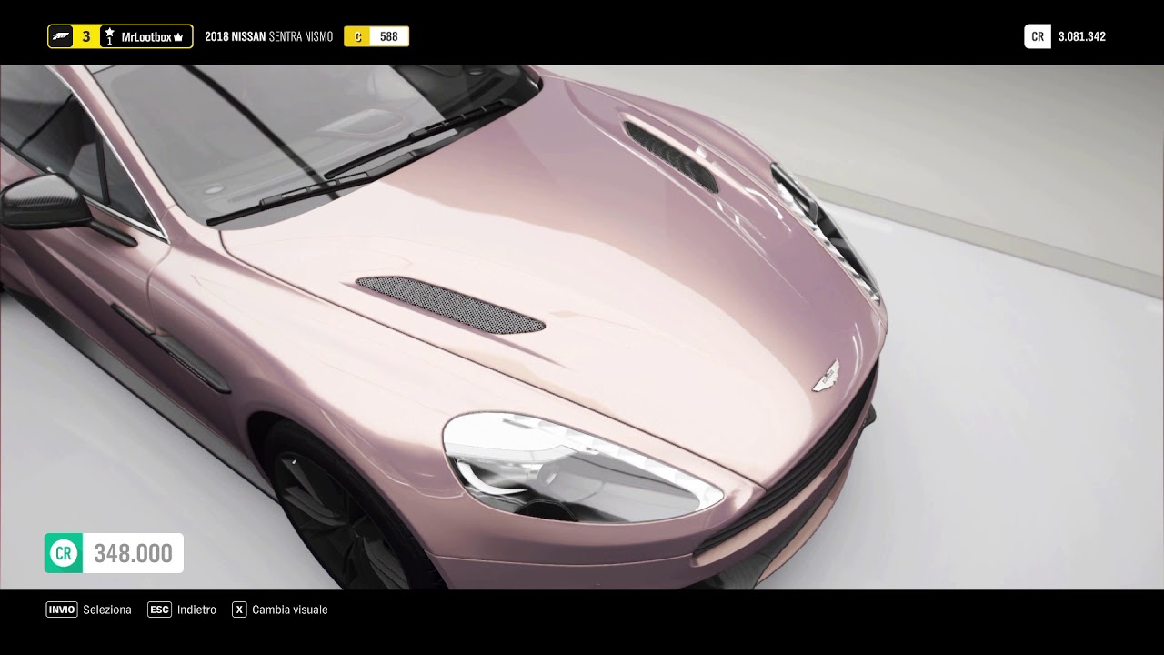 Aston Martin Vanquish – Caratteristiche, Informazioni e Prezzo. Auto disponibile su Forza Horizon 4