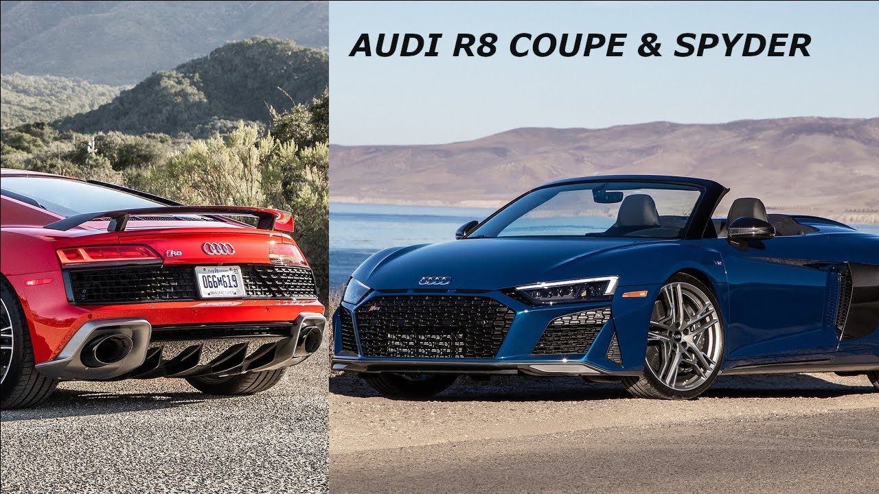 Audi R8 Coupe and Spyder 2020 4K