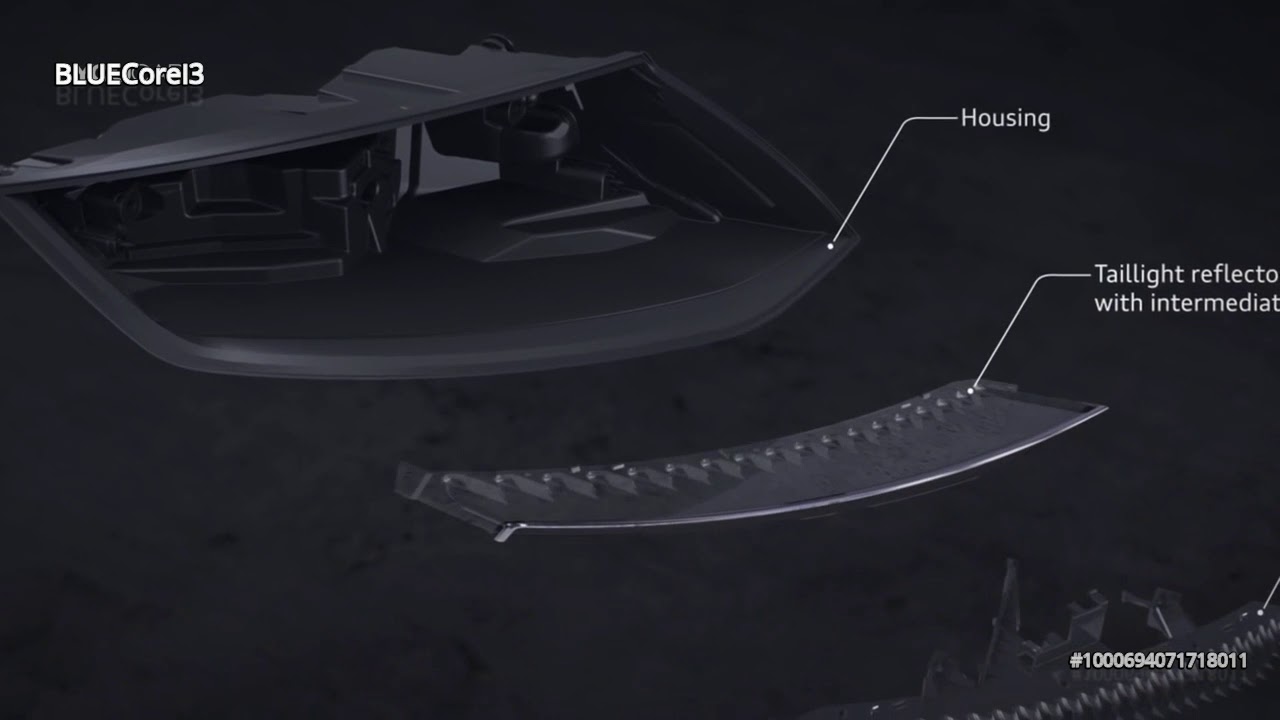 Audi TT RS 2016 Matrix OLED Technology