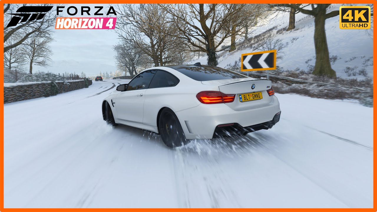 BMW M4 F82 snow drift – Forza Horizon 4 PC (4K UHD 60fps)