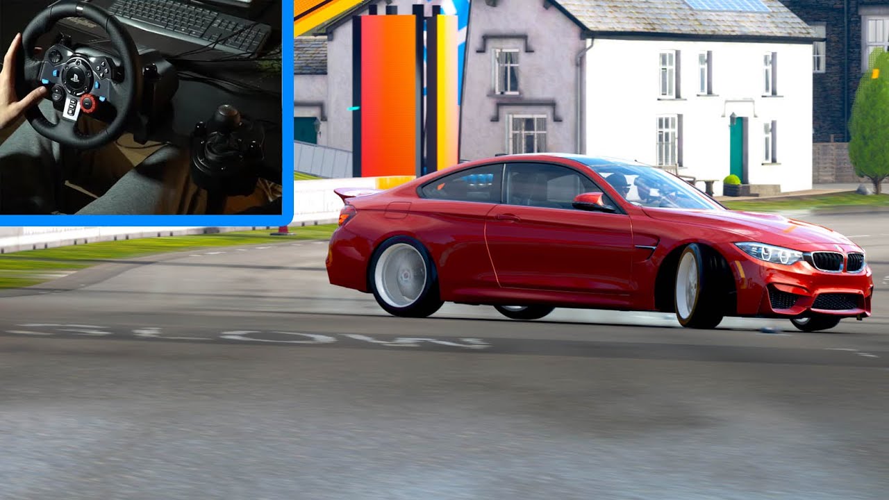 BMW M4 - Forza Horizon 4 - Logitech G29 Gameplay -in 10 Minutes!