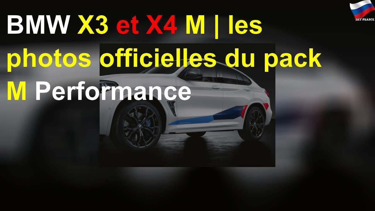 BMW X3 et X4 M | les photos officielles du pack M Performance
