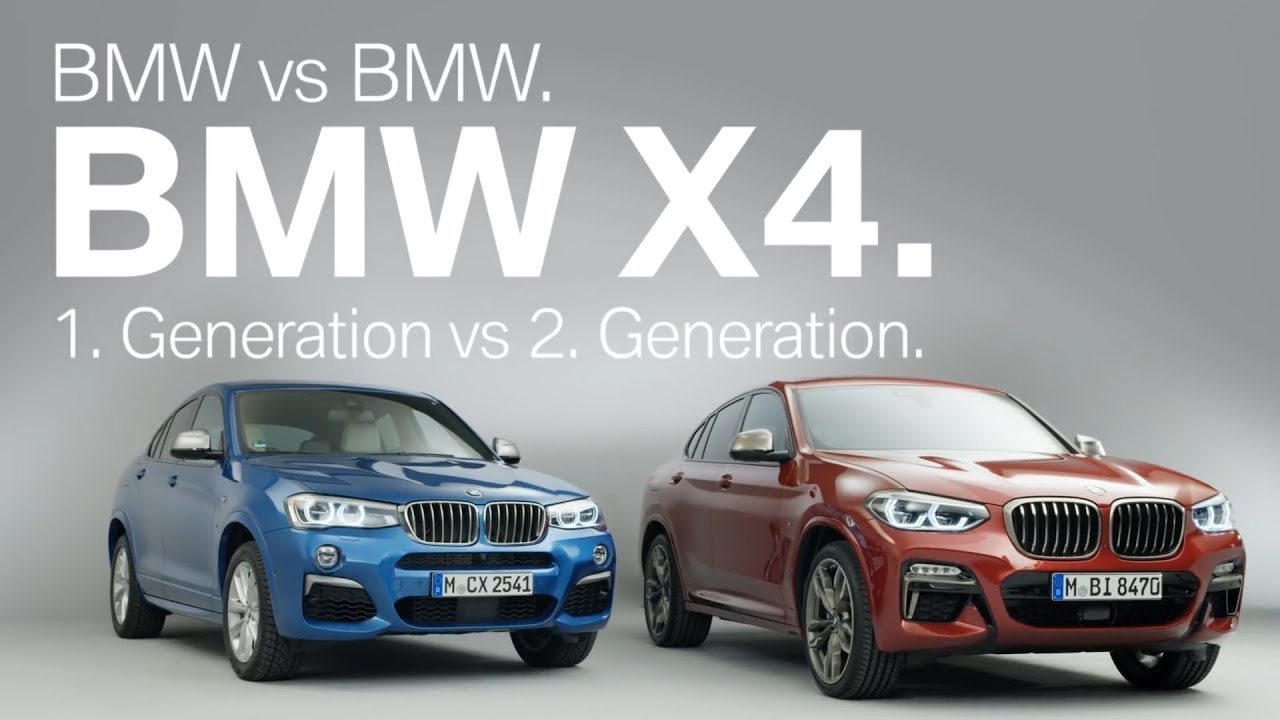 BMW X4  1  Generation vs  2  Generation