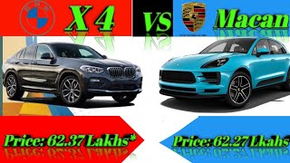 BMW X4 Vs Porsche Macan full specifications| SPS CARS