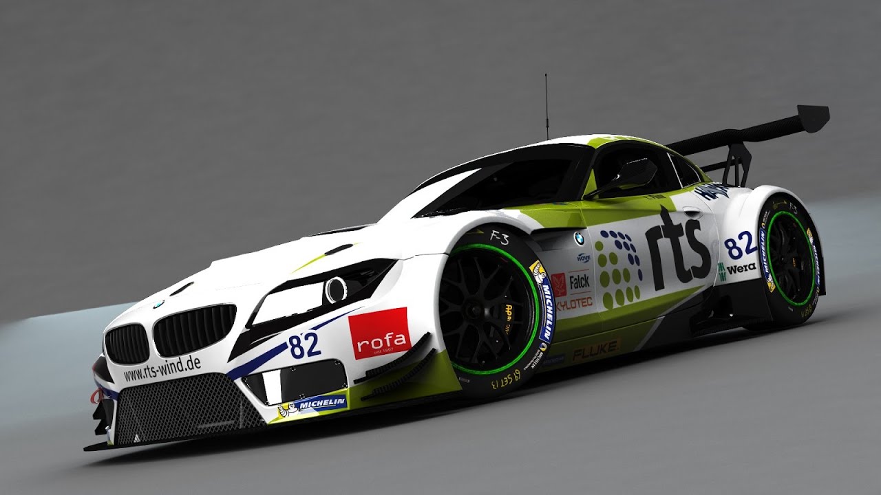 BMW Z4 GT3 - Assetto Corsa ( Acme Racing Stering Wheel )