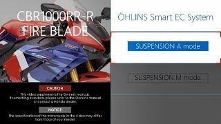 【CB1000RR-R FIRE BLADE】　Öhlins Smart EC System (A M mode)