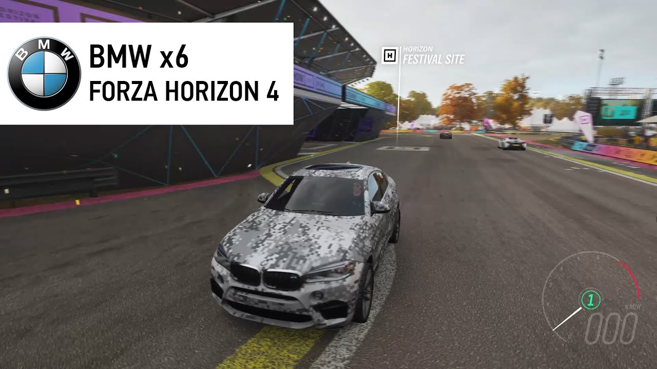 Car BMW x6 on Forza Horizon 4 GamePlay