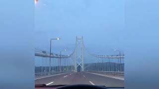 【DAIHATSUミライース】で渡る、早朝の明石海峡大橋