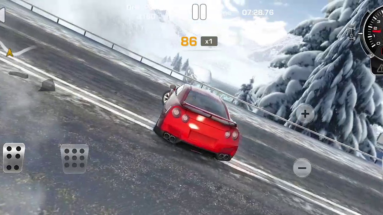 Drifting my Nissan R34 GTR in snow (gone wrong)