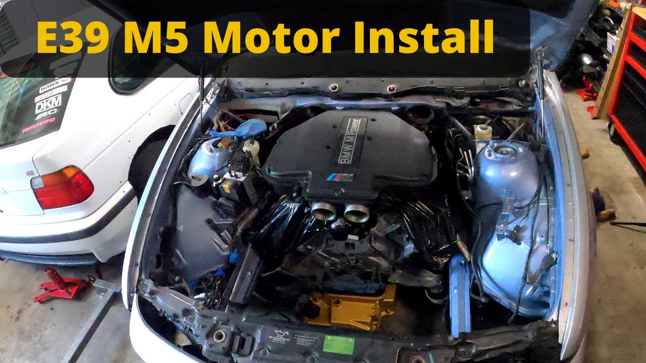 E39 M5 Wagon Build Pt 7: Installing the S62 Motor
