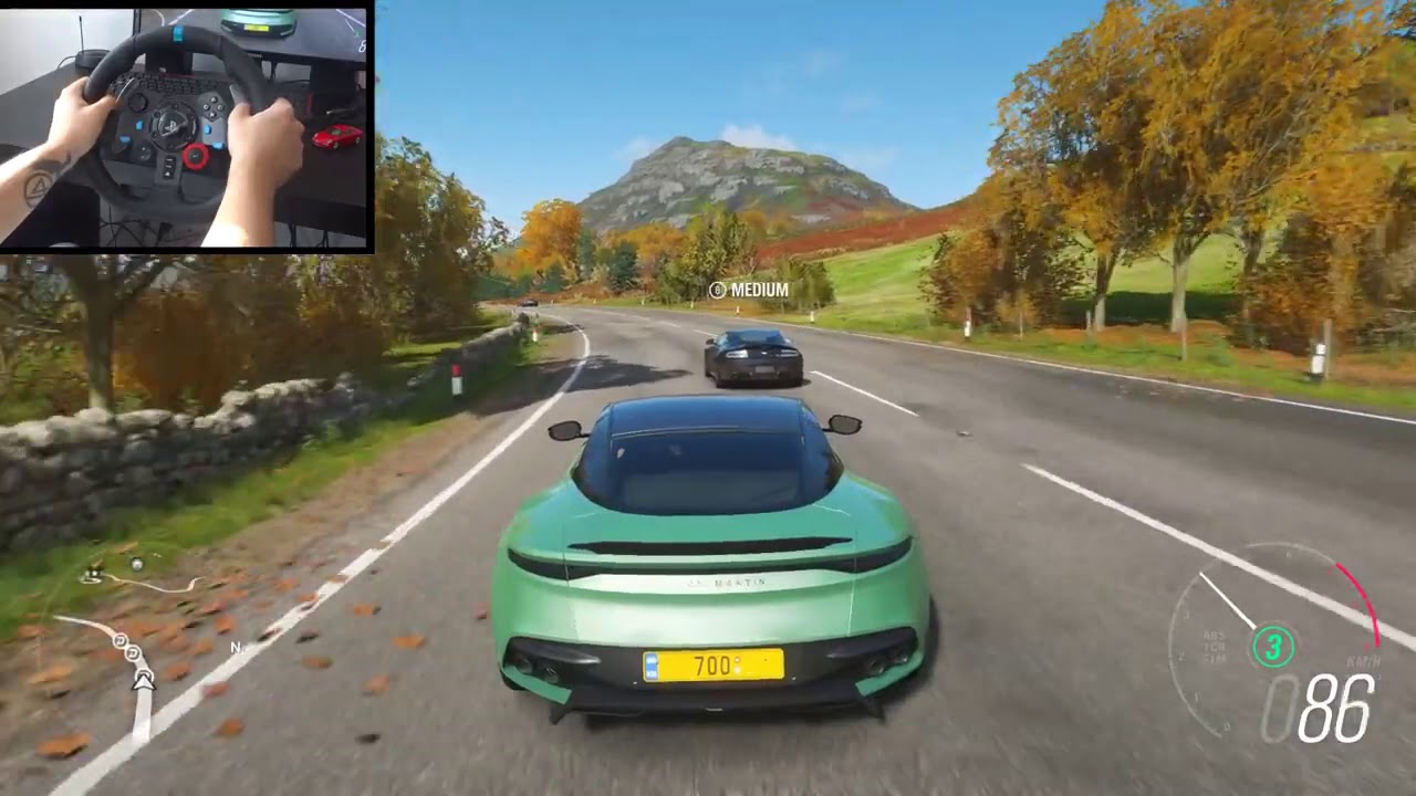 Forza Horizon 4  Aston Martin DBS Superleggera Logitech G29 Gameplay