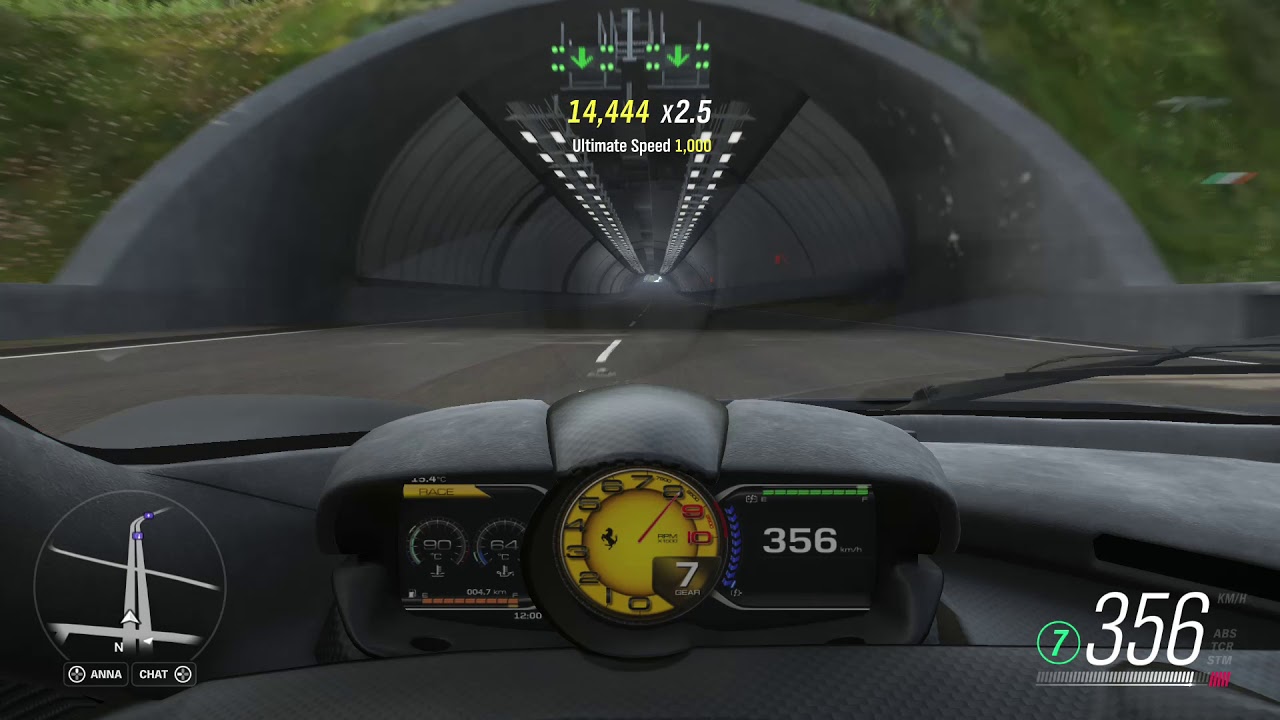 Forza Horizon 4 LaFerrari Topspeed 350+km/h