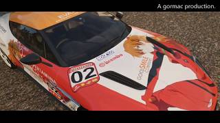 Forza Horizon 4 “Neon Genesis Evangelion” Asuka Langley itasha car Aston Martin Vanquish anime Xbox.