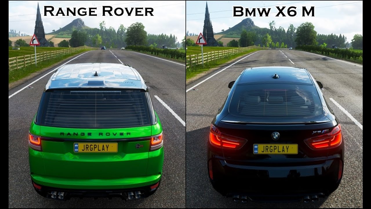Forza Horizon 4 : Range Rover SRV  VS  Bmw X6 M – Which is Faster?