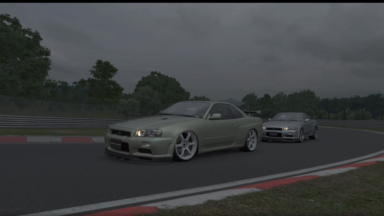 GRAND TURISMO GT SPORT – driving my 900HP NISSAN R34 GTR ON  nordschleife Nurburgring