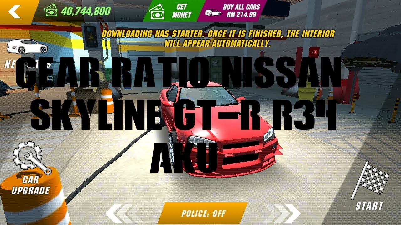 Gear Ratio Nissan GT-R R34 Aku!!)Car Parking Multiplayer #3