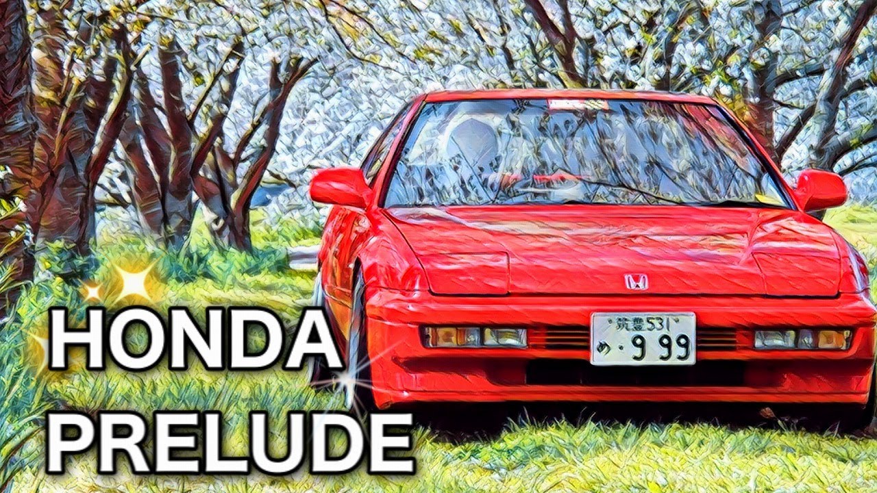 🚗🏁 ホンダ　プレリュード　HONDA PRELUDE 1991桜のトンネル