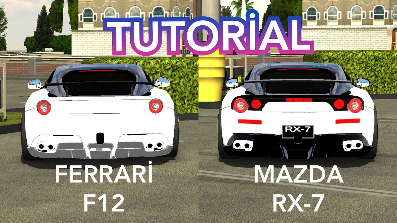 HOW TO MAKE MAZDA RX-7 VEİLSİDE TUTORİAL / Car Parking Multiplayer / #olzhassgames #forhan