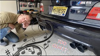 Here’s what I think about my E39 M5 Supersprint exhaust