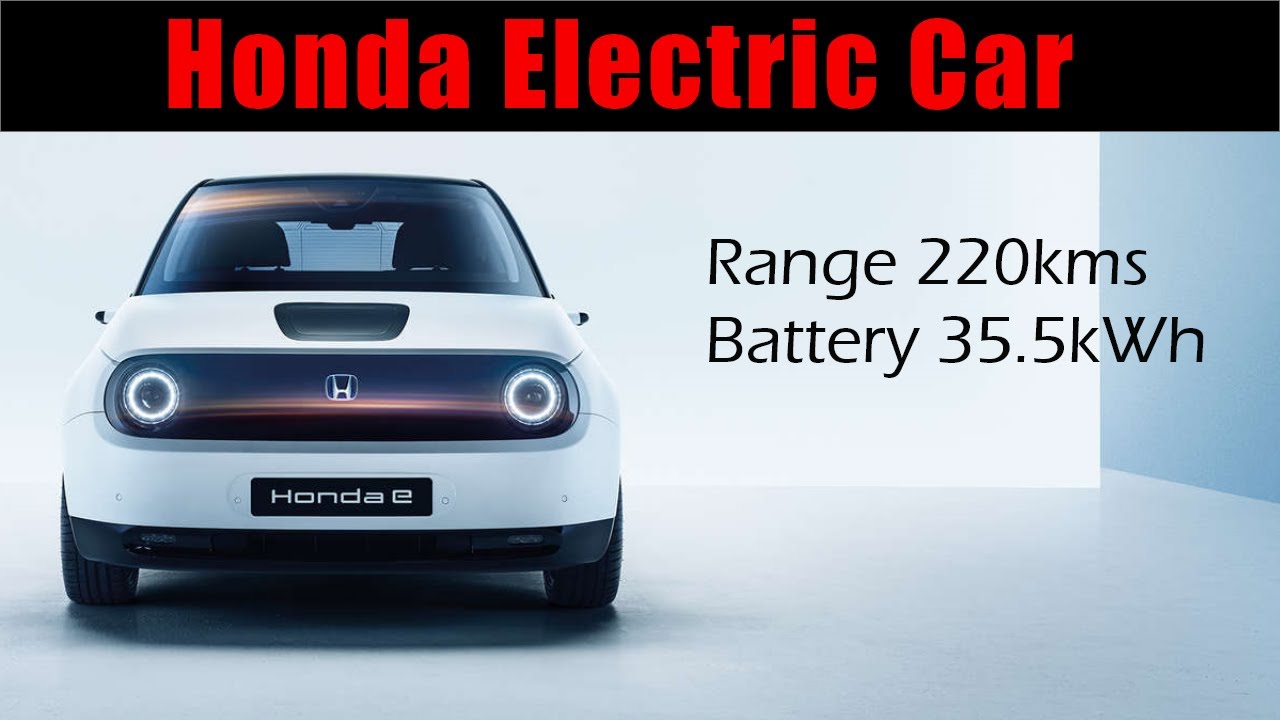 Honda’s First Electric Car | The Honda E Car | #eCharged #Hondaecar