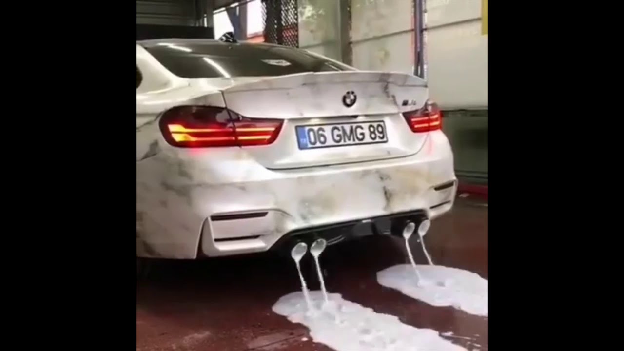 Hot Bmw M4 Back fire sound with amazing color 🙄😲☠️